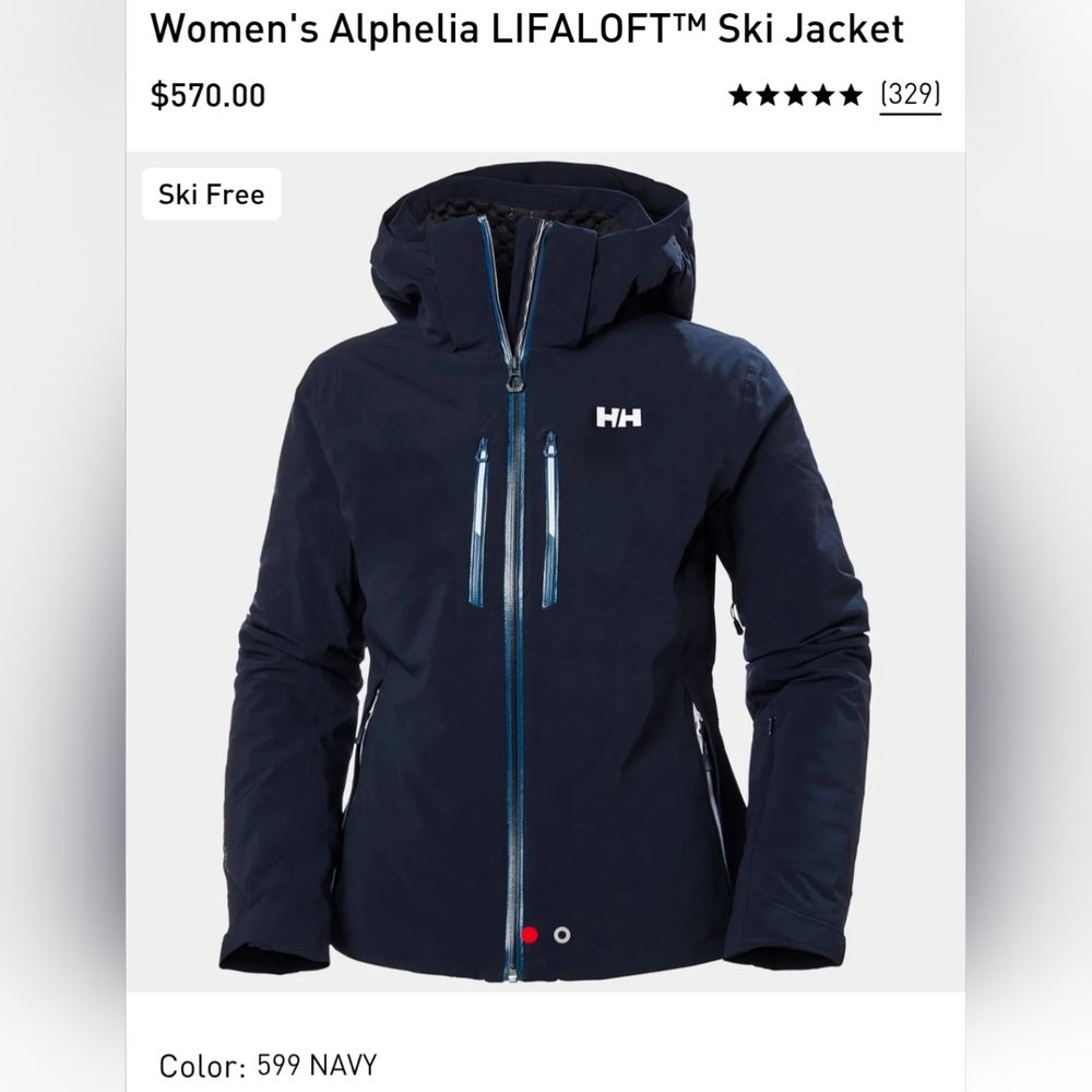 Helly Hansen Insulated Ski Jacket - image 3